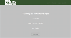 Desktop Screenshot of lmsdefense.com